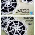 Spiderweb Coasters Free Crochet Pattern