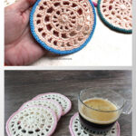 Spiderweb Coasters Free Crochet Pattern and Video Tutorial