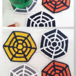 Spiderweb Coasters Free Crochet Pattern and Video Tutorial