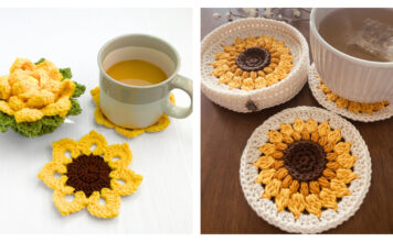 Sunflower Coaster Crochet Patterns