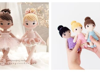 Amigurumi Ballerina Doll Crochet Patterns