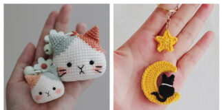 Amigurumi Cat Keychain Crochet Patterns