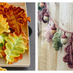 Autumn Oak Leaf Crochet Patterns