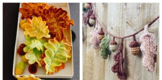 Autumn Oak Leaf Crochet Patterns