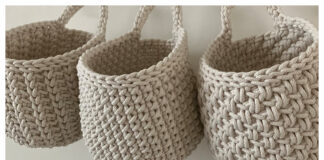 Baskets Free Crochet Pattern