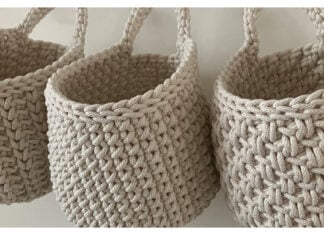 Baskets Free Crochet Pattern