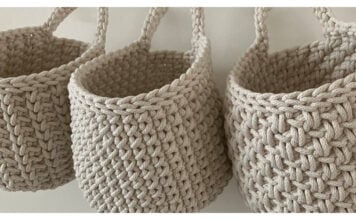 Baskets Free Crochet Pattern