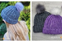 Crossed Rib Hat Free Crochet Pattern