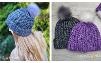 Crossed Rib Hat Free Crochet Pattern