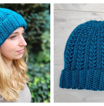 Deep Sea Beanie Hat Free Crochet Pattern