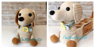 Doxie Dog Organizer Crochet Pattern