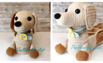 Doxie Dog Organizer Crochet Pattern