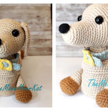 Doxie Dog Organizer Crochet Pattern