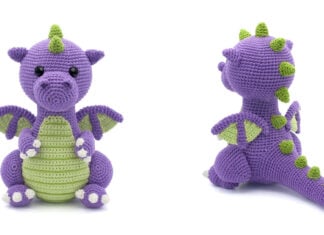 Elio the Dragon Amigurumi Free Crochet Pattern