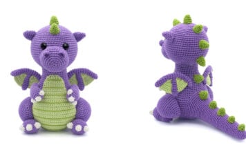 Elio the Dragon Amigurumi Free Crochet Pattern