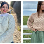 Flower Stitch Sweater Crochet Patterns