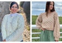 Flower Stitch Sweater Crochet Patterns