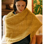 Heart of Gold Textured Wrap Free Crochet Pattern