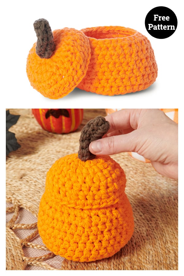 Little Pumpkin Jar Free Crochet Pattern