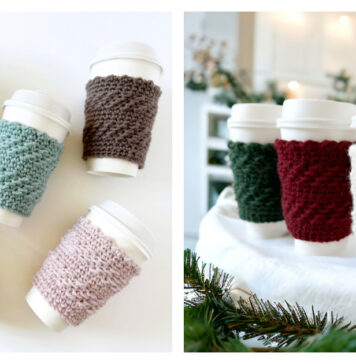 Montero Cup Cozy Free Crochet Pattern and Video Tutorial