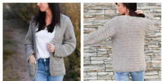 My Boyfriend Cardigan Free Crochet Pattern