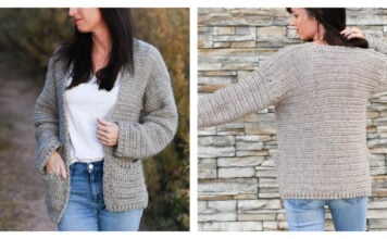 My Boyfriend Cardigan Free Crochet Pattern