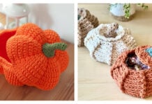 Pumpkin Basket Crochet Patterns