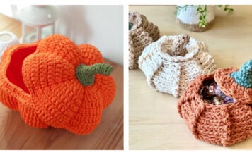 Pumpkin Basket Crochet Patterns