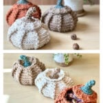 Pumpkin Basket with Lid Crochet Pattern