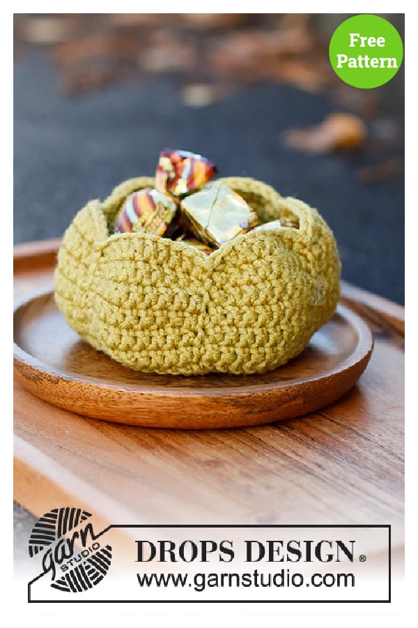 Pumpkin Bowl Free Crochet Pattern