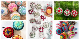 10+ Granny Christmas Bauble Ornament Crochet Patterns