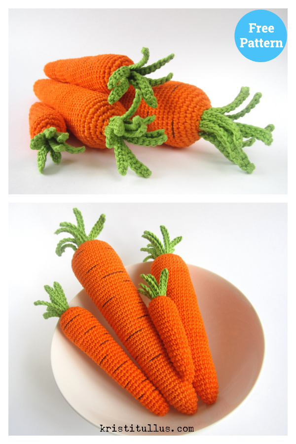 Carrots Free Crochet Pattern