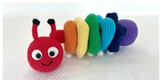 Caterpillar Stacking Toy Free Crochet Pattern