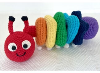 Caterpillar Stacking Toy Free Crochet Pattern