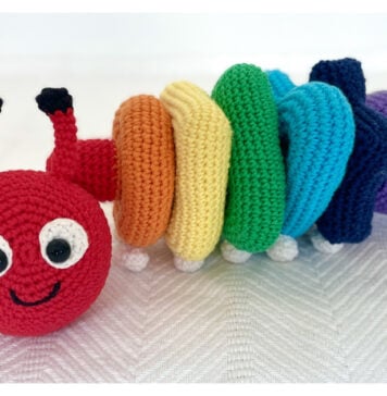 Caterpillar Stacking Toy Free Crochet Pattern