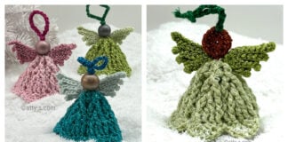 Guardian Angel Ornament Free Crochet Pattern and Video Tutorial