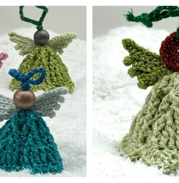 Guardian Angel Ornament Free Crochet Pattern and Video Tutorial