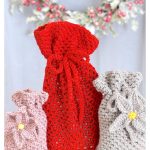 Holiday Gift Bags Free Crochet Pattern