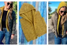 Hooded Layering Vest Free Crochet Pattern