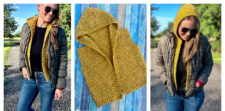 Hooded Layering Vest Free Crochet Pattern