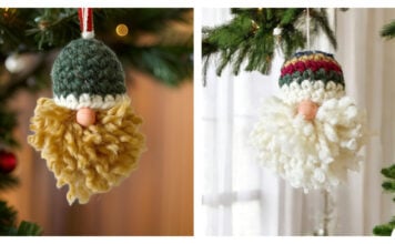 Lumberjack Gnome Ornament Free Crochet Pattern