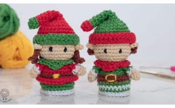 Mini Elf Amigurumi Free Crochet Pattern and Video Tutorial