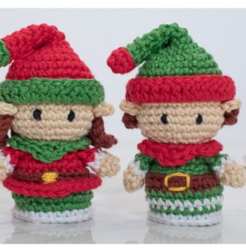 Mini Elf Amigurumi Free Crochet Pattern and Video Tutorial