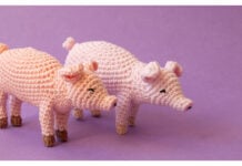 Penny the Pig Amigurumi Free Crochet Pattern and Video Tutorial