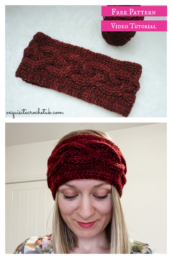 Samara Headband Free Crochet Pattern and Video Tutorial