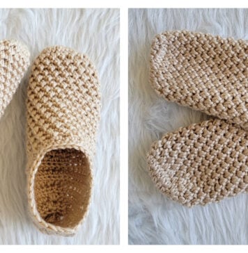 Sandra Slippers Free Crochet Pattern