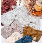 Twisted Wheat Earwarmer Free Crochet Pattern and Video Tutorial