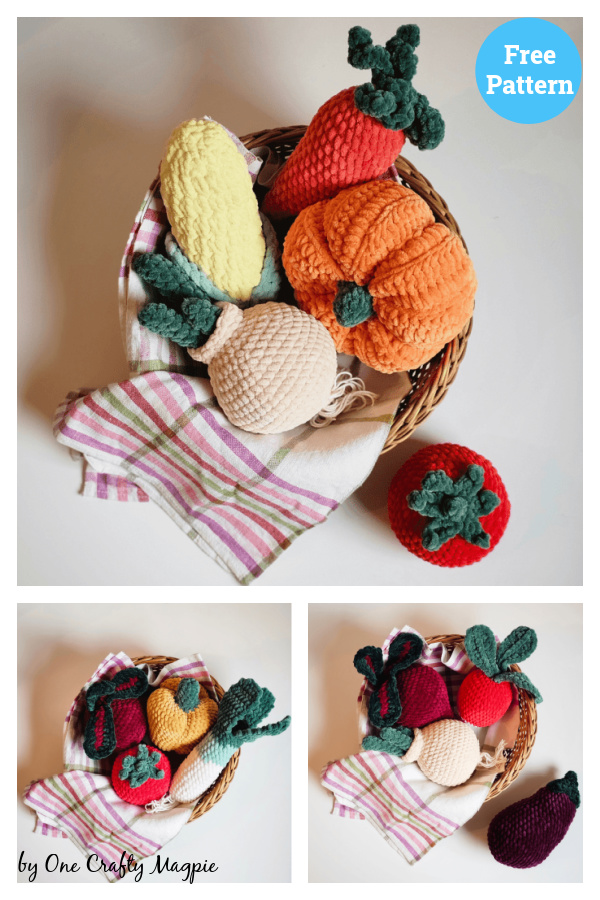 Veggie Friends Free Crochet Pattern