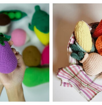 Veggie Friends Free Crochet Patterns