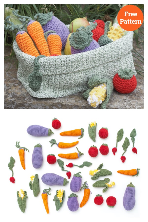 Veggies Free Crochet Pattern